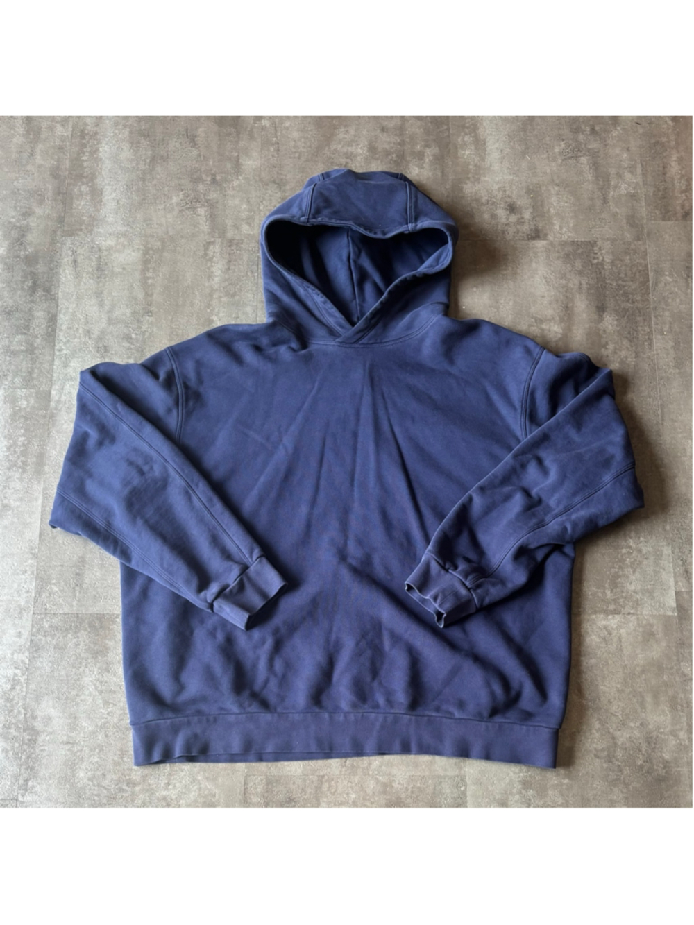 Lululemon French Terry Pullover Hoodie Mens XL Navy Blue